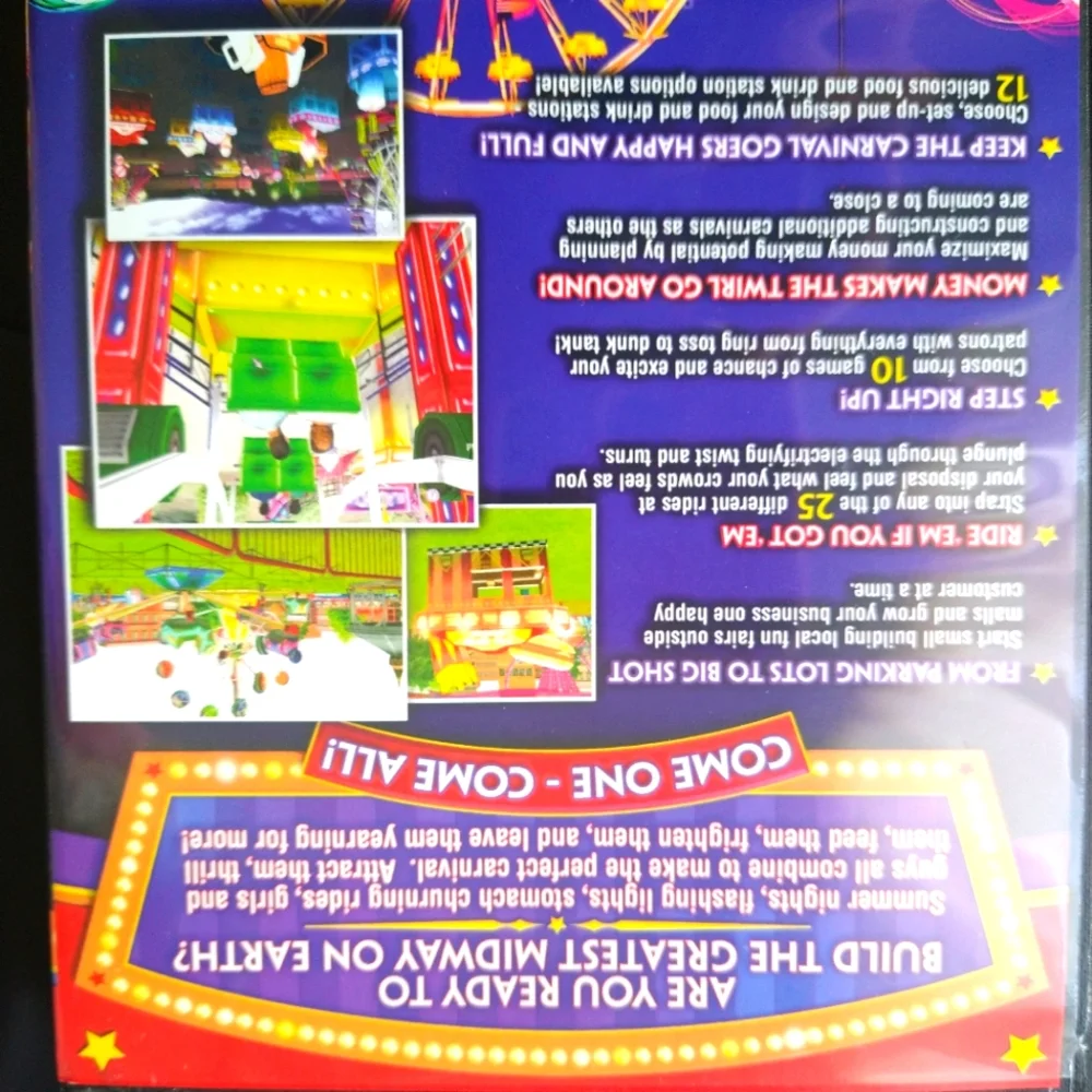 Ride Carnival Tycoon PC CD 2007